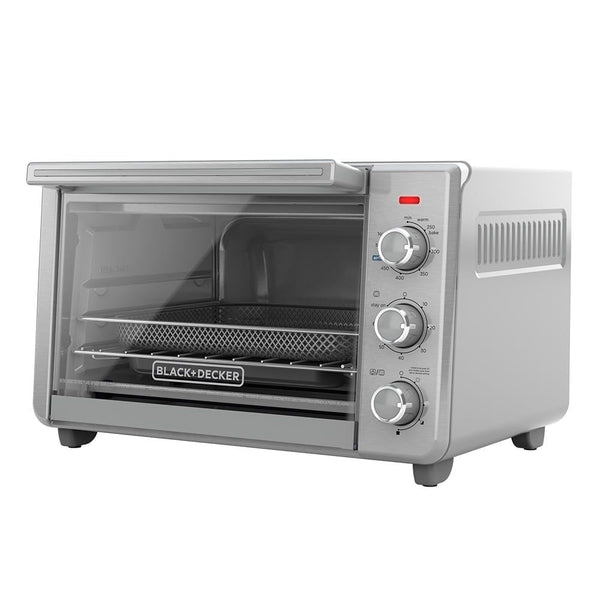 BLACK+DECKER 6-Slice Crisp 'N Bake Air Fry Toaster Oven, TO3217SS EasyOptionXY LLC