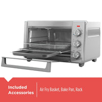 BLACK+DECKER 6-Slice Crisp 'N Bake Air Fry Toaster Oven, TO3217SS EasyOptionXY LLC