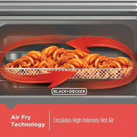 BLACK+DECKER 6-Slice Crisp 'N Bake Air Fry Toaster Oven, TO3217SS EasyOptionXY LLC