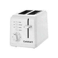 Cuisinart Plastic Compact 2 Slice White Toaster EasyOptionXY LLC