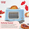 Rise by Dash Clear View Window 2-Slice Toaster Blue - Defrost, Reheat, Bagel, Auto Shut off, New EasyOptionXY LLC