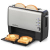 West Bend QuikServe Compact 2-Slice Toaster with Extra Wide Slots and Cool Touch Exterior, in Stainless Steel (77222) EasyOptionXY LLC