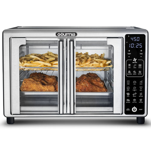 New Gourmia 6-Slice Digital Toaster Oven Air Fryer with 19 One-Touch Presets, Stainless Steel EasyOptionXY LLC