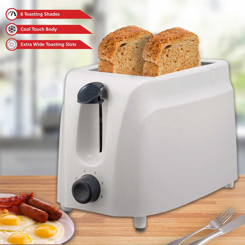 Brentwood Cool Touch New 2-Slice Toaster, White EasyOptionXY LLC