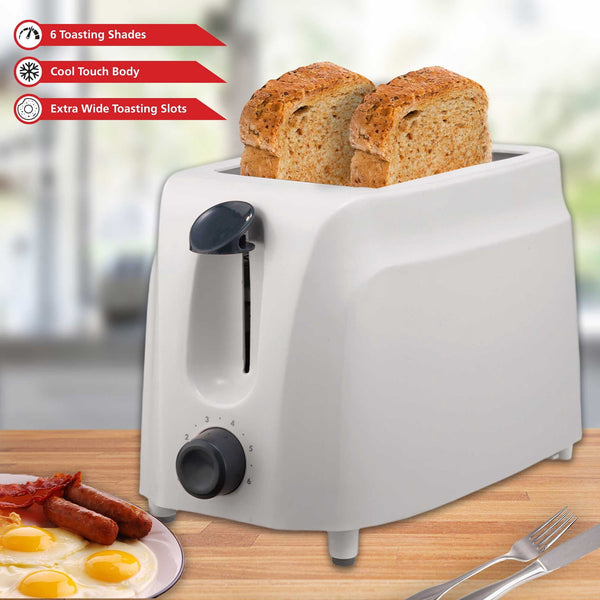 Brentwood Cool Touch New 2-Slice Toaster, White EasyOptionXY LLC
