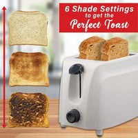 Brentwood Cool Touch New 2-Slice Toaster, White EasyOptionXY LLC