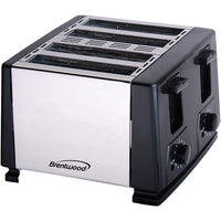 Brentwood Appliance TS-284 4 Slice Toaster - Black EasyOptionXY LLC