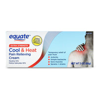 Equate Extra Strength Cool & Heat Pain Relieving Cream; 3 oz EasyOptionXY LLC