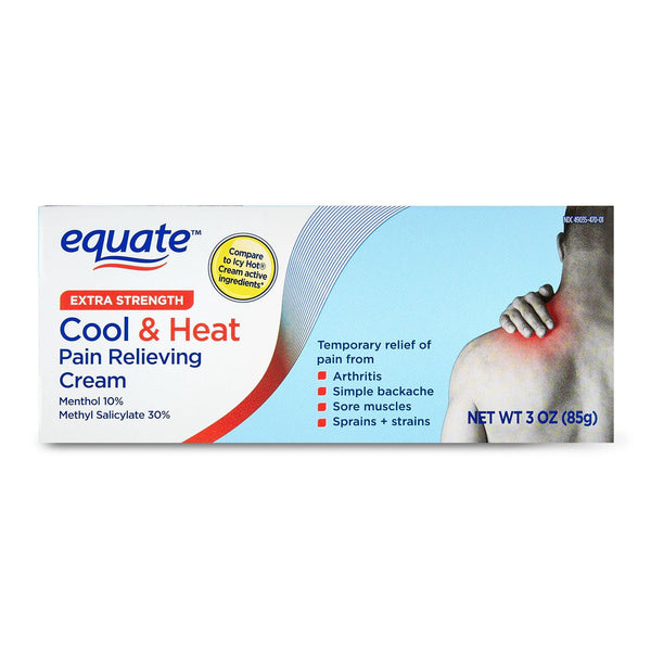 Equate Extra Strength Cool & Heat Pain Relieving Cream; 3 oz EasyOptionXY LLC