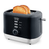 Rise by Dash 2-Slice Toaster: Defrost, Reheat + Auto Shut off, 7 Browning Levels for Bread, English Muffins & More, Black EasyOptionXY LLC
