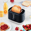 Rise by Dash 2-Slice Toaster: Defrost, Reheat + Auto Shut off, 7 Browning Levels for Bread, English Muffins & More, Black EasyOptionXY LLC