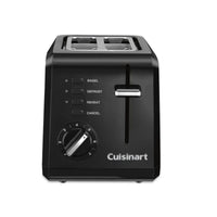 Cuisinart 2-Slice Compact Toaster | Black EasyOptionXY LLC