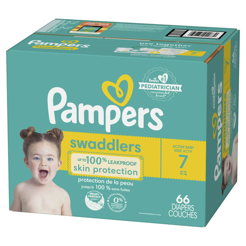 Pampers Swaddlers Diapers Size 7, 66 Count EasyOptionXY LLC