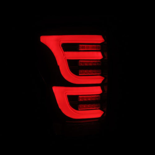 AlphaRex 07-13 Toyota Tundra LUXX-Series LED Tail Lights Black-Red OffRoadUSA.com