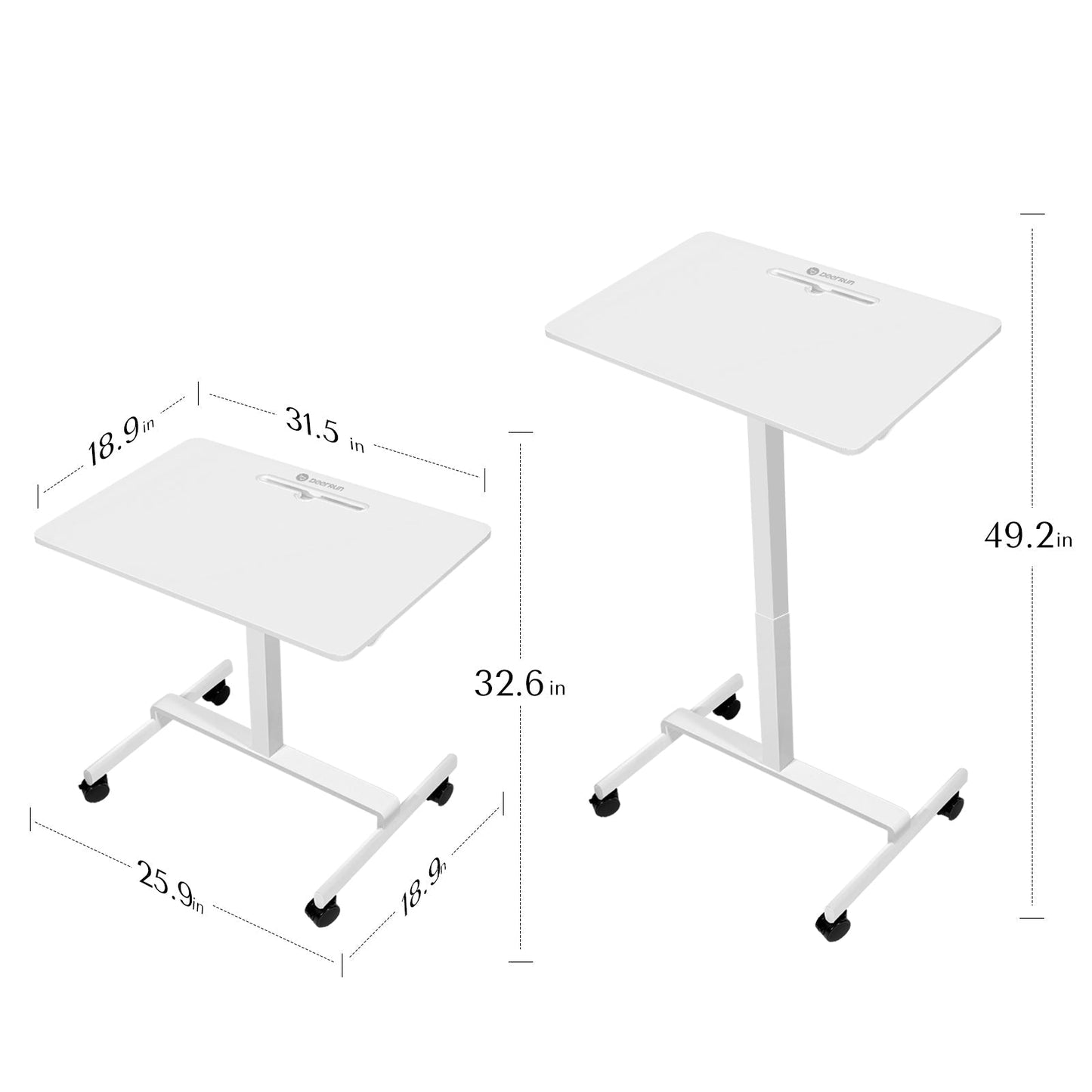 DeerRun® DeerRun Q1 Urban Mini Under-Desk Treadmill with Remote Control