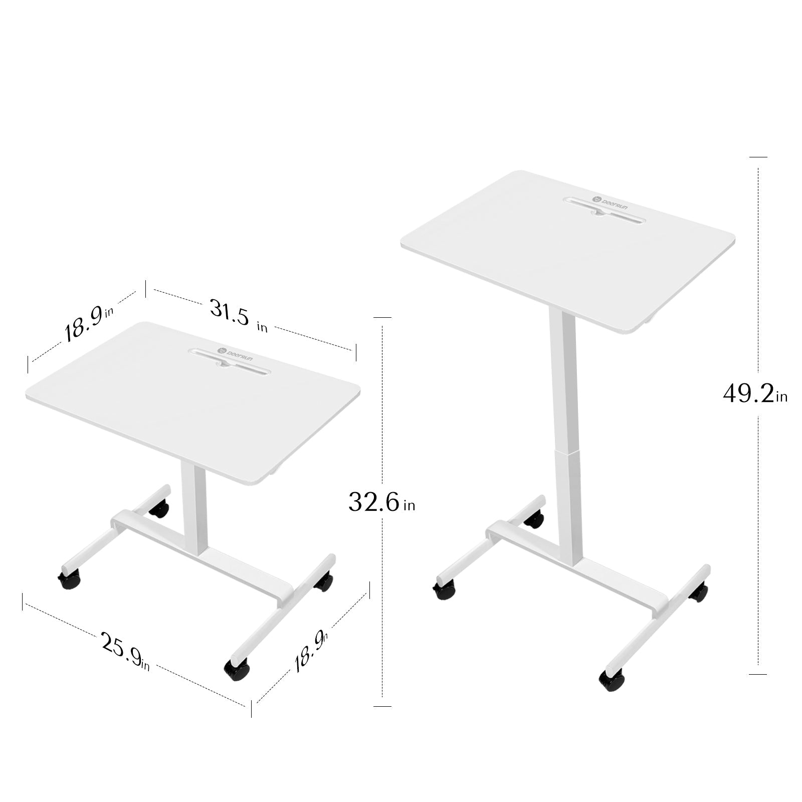 DeerRun® DeerRun Q1 Urban Mini Under-Desk Treadmill with Remote Control