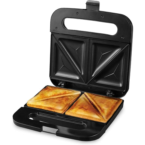 OVENTE Electric Sandwich Maker, Non-Stick Plates, Indicator Lights, Cool Touch Handle, Cooking Breakfast, Grilled Cheese, Tuna Melts and Snacks, New-Black GPS401B EasyOptionXY LLC