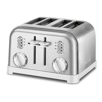 Cuisinart Toasters 4 Slice Metal Classic Toaster EasyOptionXY LLC