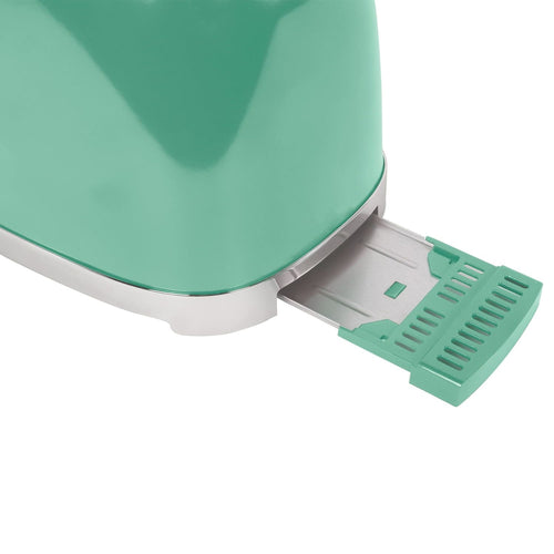 VETTA 2-Slice Extra-Wide-Slot Retro Toaster, Stainless Steel (Seafoam Green), VTS-201RGR EasyOptionXY LLC