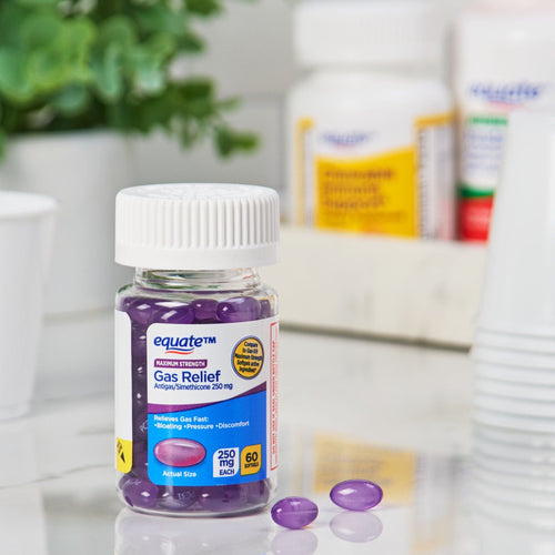 Equate Maximum Strength Gas Relief Softgels; 250 mg; 60 Count EasyOptionXY LLC