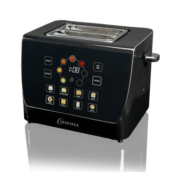 Inspirex Two Slice Touchscreen Lever Toaster, Black, XTOSMC2BK EasyOptionXY LLC