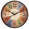 Westclox Round Multi Color Kaleidoscope Analog QA 12" Wall Clock EasyOptionXY LLC