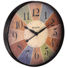 Westclox Round Multi Color Kaleidoscope Analog QA 12" Wall Clock EasyOptionXY LLC