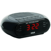 RCA RC205 Dual Alarm Clock Radio with Red LED & Dual Wake EasyOptionXY LLC