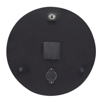 Taylor 14-inch Bourbon Barrel Clock with Thermometer EasyOptionXY LLC