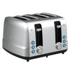 Brentwood Select TS-447S 1,500-Watt Extra-Wide Stainless Steel 4-Slice Toaster EasyOptionXY LLC