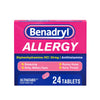 Benadryl Ultratabs Antihistamine Cold & Allergy Relief Tablets; 24 Count EasyOptionXY LLC