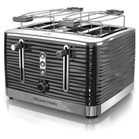 Russell Hobbs Coventry 4-Slice Toaster, Black, TR9450BR EasyOptionXY LLC