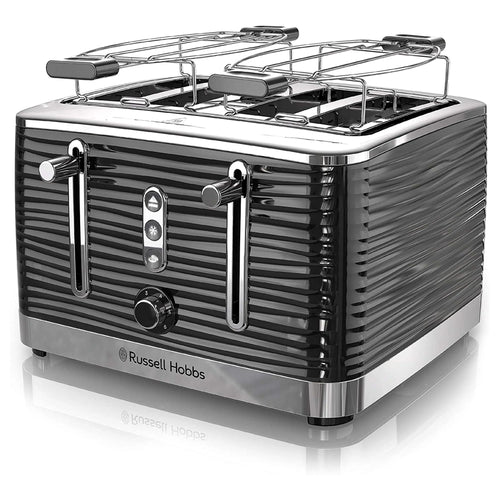 Russell Hobbs Coventry 4-Slice Toaster, Black, TR9450BR EasyOptionXY LLC