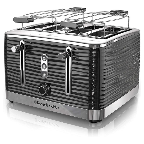 Russell Hobbs Coventry 4-Slice Toaster, Black, TR9450BR EasyOptionXY LLC