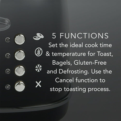 Chef's Choice Gourmezza 2-Slice Toaster, Matte Black EasyOptionXY LLC