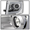 Spyder Ford F150 13-14 Projector Factory Xenon Model- Light Bar DRL Chrm PRO-YD-FF15013-LBDRL-HID-C OffRoadUSA.com