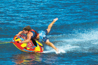 WOW Sports Prowler Towable 1 Person 1P Starter Kit with 12V Pump & 1K Tow Rope (22-WTO-3990-X) Jupiter Gear