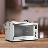 Galanz GT12SSDAN18 1.1 Cu.Ft. Digital Toaster Oven with Air Fry, Stainless Steel EasyOptionXY LLC