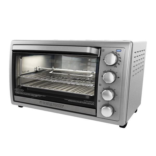 BLACK+DECKER Rotisserie Convection Countertop Toaster Oven, Stainless Steel, TO4314SSD EasyOptionXY LLC