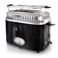 Russell Hobbs Retro Style 2-Slice Toaster, Black, TR9150BKR EasyOptionXY LLC