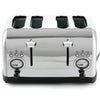 MegaChef 4 Slice Wide Slot Toaster with Variable Browning in Silver EasyOptionXY LLC