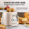SKYSHALO 2 Slice Stainless Steel Toaster Cancel Defrost Bagel with Removable Crumb EasyOptionXY LLC