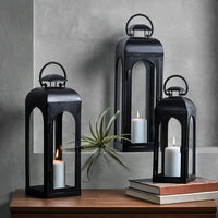Better Homes & Gardens Metal Candle Holder Lantern, Black, Medium EasyOptionXY LLC