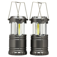 2 Pack Portable Outdoor LED Lantern Camping Lanterns, Water Resistant Emergency Tent Light for Backpacking, Hiking, Fishing EasyOptionXY LLC