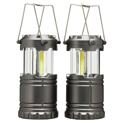 2 Pack Portable Outdoor LED Lantern Camping Lanterns, Water Resistant Emergency Tent Light for Backpacking, Hiking, Fishing EasyOptionXY LLC