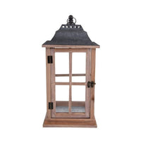 Better Homes & Gardens Rustic Wood Candle Holder Lantern, Medium EasyOptionXY LLC