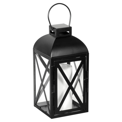 Mainstays Medium Black Metal Candle Holder Lantern EasyOptionXY LLC
