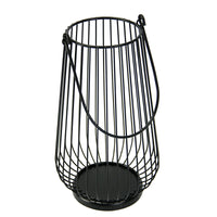 Mainstays 12" Metal Wire Candle Holder Lantern, Black EasyOptionXY LLC