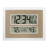 La Crosse Technology Atomic Digital White & Champagne Contemporary Clock, 512-14937-Int EasyOptionXY LLC