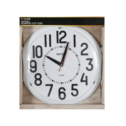 Taylor Precision Products 13.25-inch Big and Bold Clock EasyOptionXY LLC
